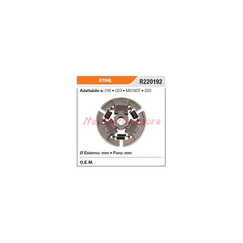 STIHL embrayage pour tronçonneuse 018 023 MS190T 250 R220192