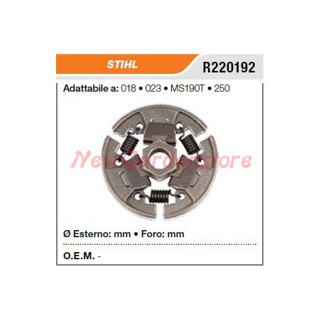 STIHL chainsaw clutch 018 023 MS190T 250 R220192 | Newgardenstore.eu