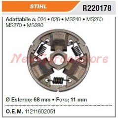 STIHL chainsaw clutch 024 026 MS240 MS260 MS270 MS280 R220178 11211602051 | Newgardenstore.eu