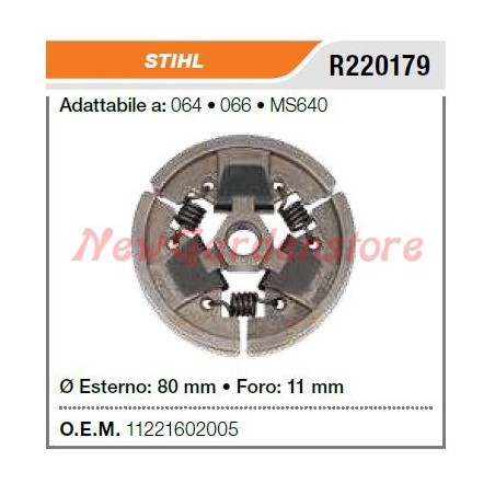 STIHL chainsaw clutch 064 066 MS640 R220179 | Newgardenstore.eu