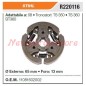 Frizione STIHL motosega 08 troncatore compatibile TS350 360 1108-160-2002