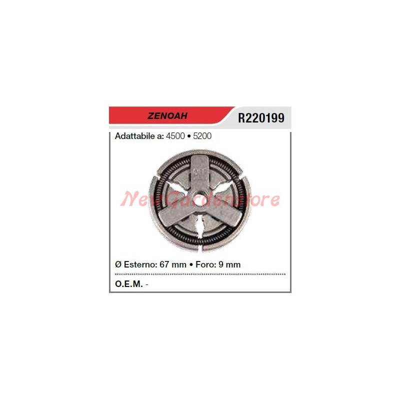 Embrayage pour débroussailleuse ZENOAH 4500 5200 R220199