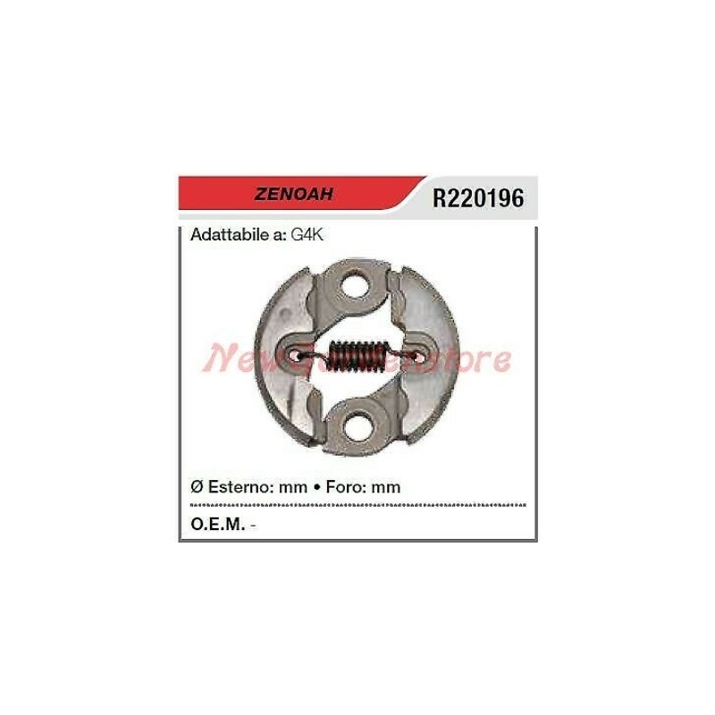 Embrayage pour débroussailleuse ZENOAH G4K R220196