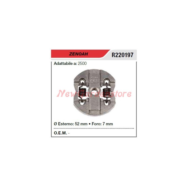 Embrayage pour tronçonneuse ZENOAH 2500 R220197