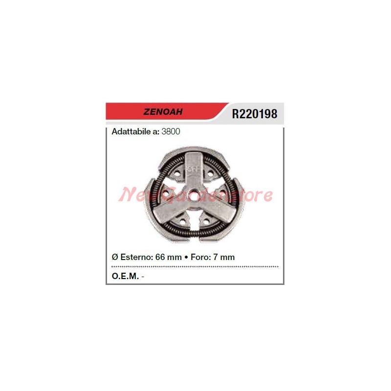 Embrayage pour tronçonneuse ZENOAH 3800 R220198