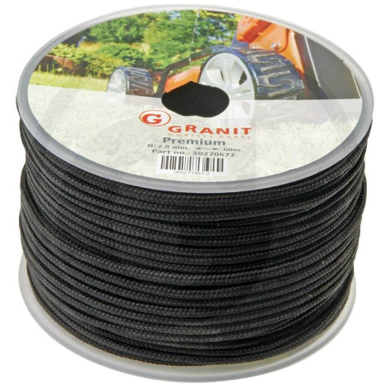 Bowden rope Ø  3 mm roll 50 m for lawnmower mower chainsaw trimmer