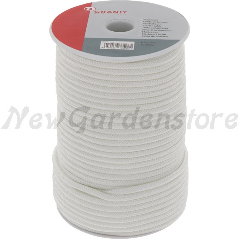 4.5 mm Ø  starter rope 60 m roll for brushcutter, chainsaw and lawnmower