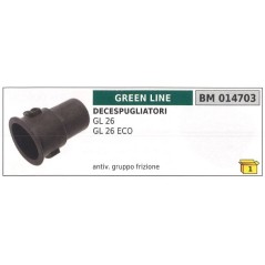 Conjunto embrague antivibración desbrozadora GREEN LINE GL26 GL 26 ECO 014703 | Newgardenstore.eu