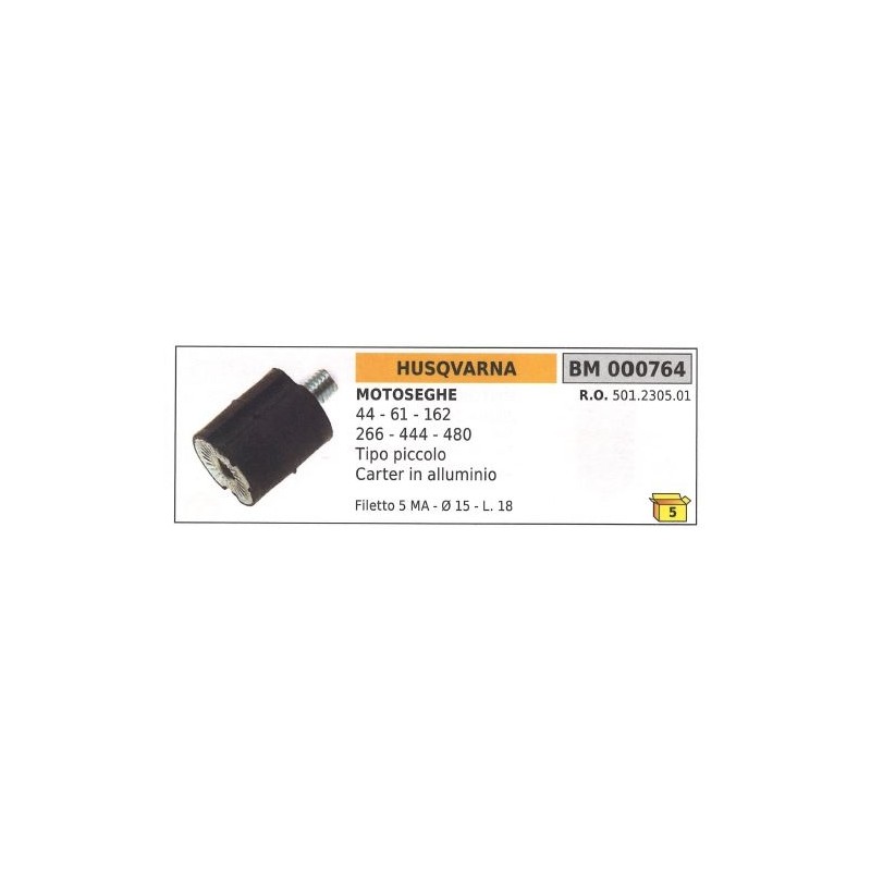 Antivibrante HUSQVARNA motosega 40 61 162 266 444 480 TIPO PICCOLO 501230501