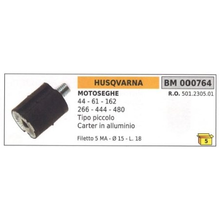 Antivibrante HUSQVARNA motosega 40 61 162 266 444 480 TIPO PICCOLO 000764 | Newgardenstore.eu