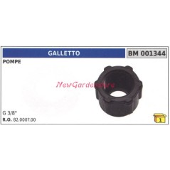 Ecrou à oreilles G 3/8" pompe UNIVERSELLE Bertolini 001344 | Newgardenstore.eu