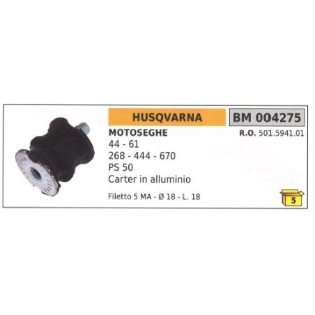 Antivibrante HUSQVARNA motosega 44 61 268 444 670 PS 50 501594101 | Newgardenstore.eu