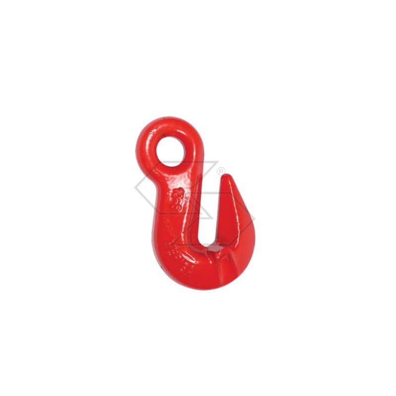 Eye shortening hook grade 80 weight 0.28 Kg traction force 2000 daN