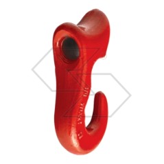 Hook for 80 degree rope Ø  8/13 weight 0.68 Kg traction force 4000 daN