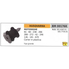 HUSQVARNA chainsaw vibration damper 61 66 238 266 268 272 42 246 136 141 670 001768 | Newgardenstore.eu
