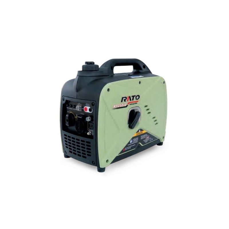 RATO R1250iS silenced inverter generator with 4-stroke 60 cc petrol 12 V engine
