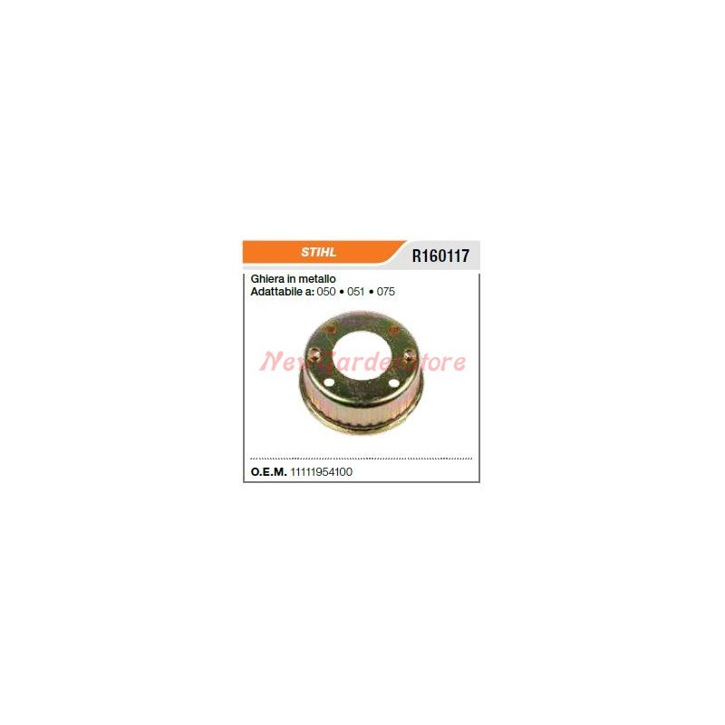 Couronne métallique pour tronçonneuse STIHL 050 051 075 R160117