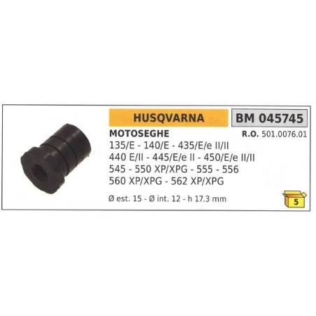 Antivibrador HUSQVARNA para motosierra 135/E 140/E 435/E/E II/III 045745 | Newgardenstore.eu