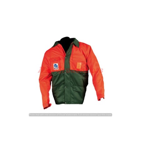 Schnittschutzjacke Gartenarbeit Forstwirtschaft Größe S 46/48 | Newgardenstore.eu