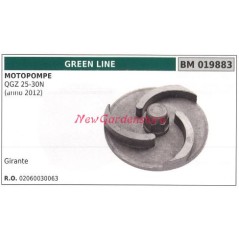Impeller GREENLINE motor pump QGZ 25-30N year 2012 019883 | Newgardenstore.eu