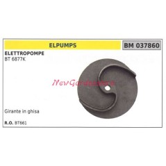 ELPUMPS Laufrad aus Gusseisen BT 6877K Elektropumpe 037860 | Newgardenstore.eu