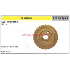 Rodete de bronce para bomba ELPUMPS BP 1/4 035915 BP1-46 | Newgardenstore.eu