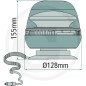 LED-Rundumleuchte 12 / 24 V Magnetbefestigung an Landwirtschaftsmaschine