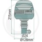 LED-Kennleuchte 12 / 24 V Spannung Rundumleuchte einfach / doppelt blinkend