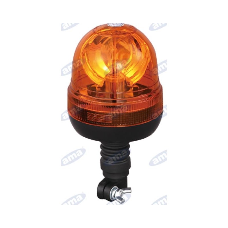 Halogen beacon 12V 55W flexible base 240x127 mm tractor industrial vehicle