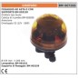 Orange Rundumleuchte Typ Boule 12V - 55W Ø  155mm Höhe 205 mm Befestigung mit Stab