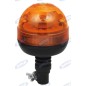 Faro giratorio LED 12-24V base flexible 209x127mm varilla fijación tractor agrícola
