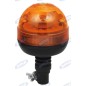 Gyrophare LED 12-24V base flexible 209x127mm tige attachement tracteur agricole