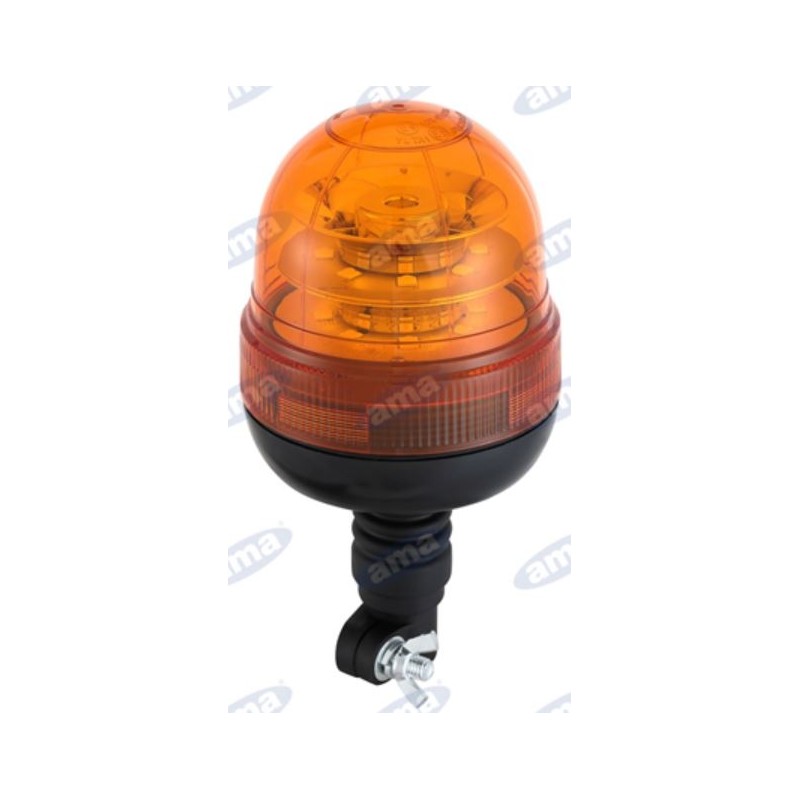 Balise LED 12-24V flexible base entonnoir 240x127mm tracteur machine agricole