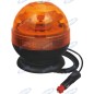 Feu tournant à LED 12-24V base magnétique 138x127mm machine agricole automotrice tracteur