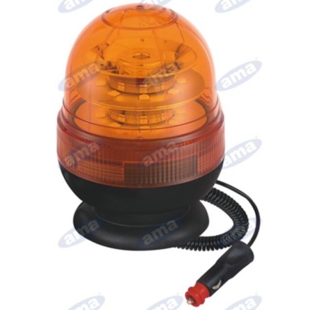 LED beacon 12-24V magnetic base 169x127mm tractor self-propelled agricultural machine | Newgardenstore.eu