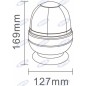 Balise LED 12-24V base magnétique 169x127mm tracteur automoteur machine agricole