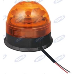 LED rotating beacon 12-24V flat base 130x140mm tractor agricultural machine