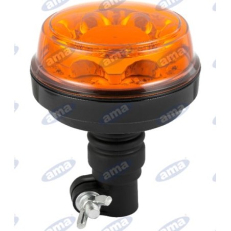 Led rotating beacon flexible base h 152mm L 119mm self-propelled agricultural machine 12-24V | Newgardenstore.eu