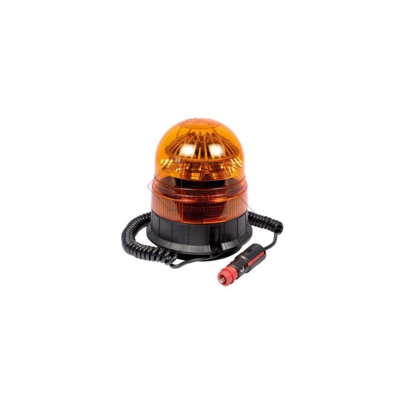 Baliza Led Vega NEWGARDENSTORE 10-30V base magnética ECE-R65 para tractor agrícola