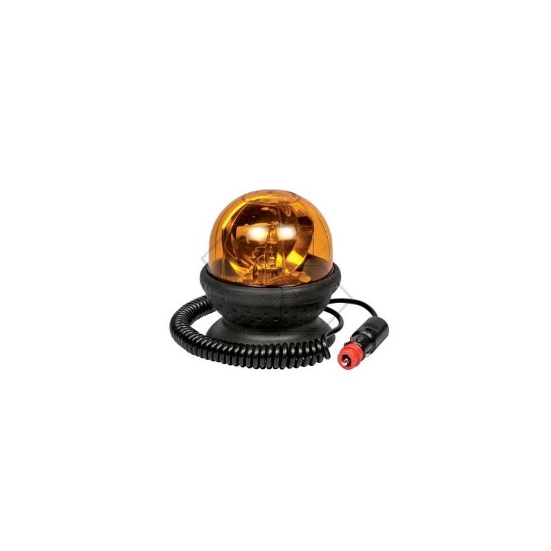 NEWGARDENSTORE faro giratorio saturnello 12V base magnética para tractor agrícola