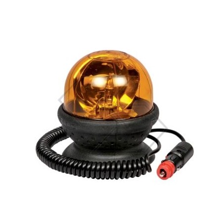 NEWGARDENSTORE faro giratorio saturnello 12V base magnética para tractor agrícola | Newgardenstore.eu