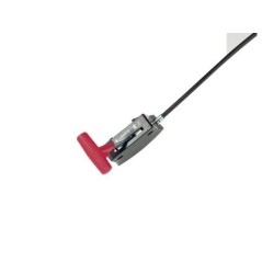 Universal Bowden cable with red throttle lever 1200 mm | Newgardenstore.eu