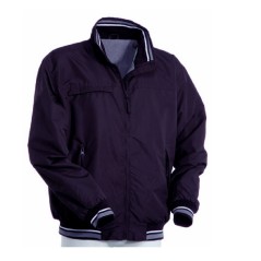 Blue padded quilted bomber jacket with fleece collar various sizes