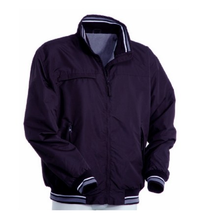 Blouson bombardier matelassé bleu avec col en polaire différentes tailles | Newgardenstore.eu