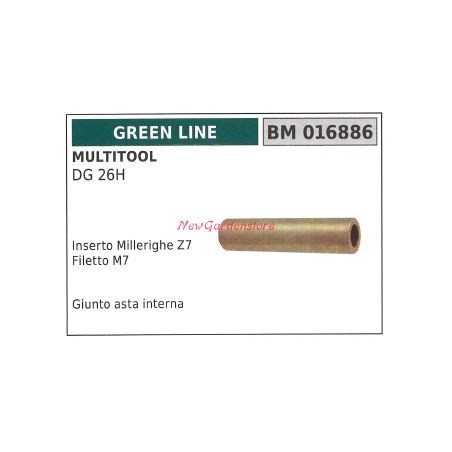 GREENLINE multitool rod coupling DG 26H 016886 | Newgardenstore.eu