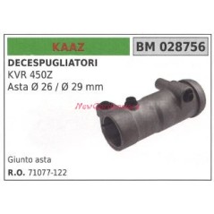 KAAZ shaft coupling KVR 450Z brushcutter 028756 | Newgardenstore.eu