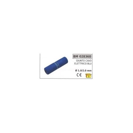 Giunto cavo elettrico blu Ø 1,0 / 2,0 mm | Newgardenstore.eu