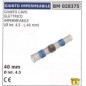 Giunto cavo elettrico impermeabile Ø interno 4,5 mm lunghezza 40 mm