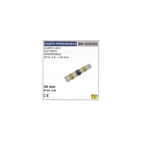 Joint de câble électrique étanche Ø interne 6,8 mm longueur 40 mm | Newgardenstore.eu