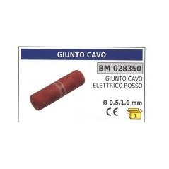 Giunto cavo elettrico rosso Ø 0,5/1,0 mm | Newgardenstore.eu